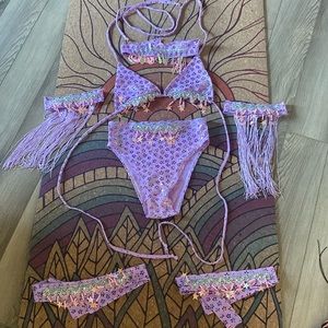 Lime Blonde Rave Set Size Small